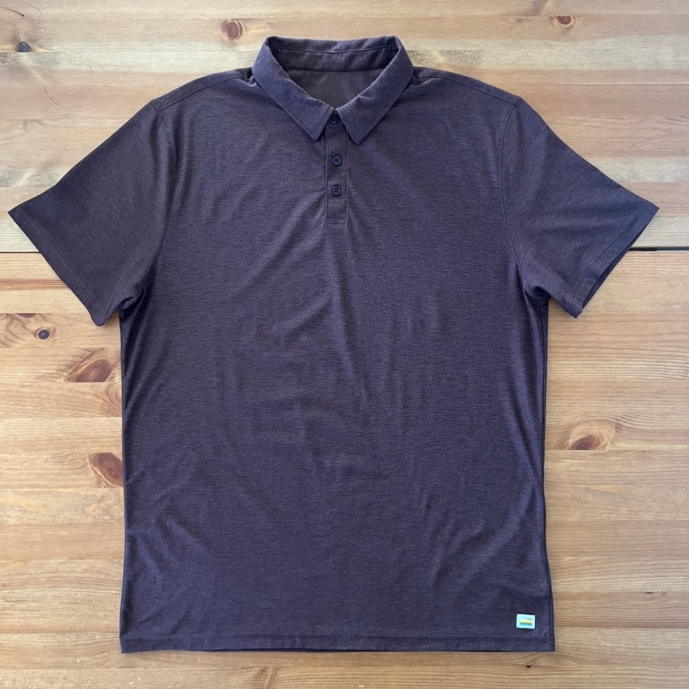 Vuori Dark Brown Polo Shirt